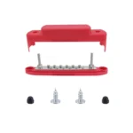 M6 2-post 12-way RV Yacht Terminal Nylon Flame Retardant Busbar