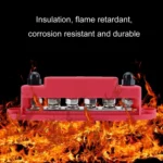 M8 Nylon Base RV Yacht Waterproof Dustproof Cover 6-post Bus Bar - Image 6