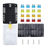 6-Way LED Indicator Fuse Box Socket For RV And Yacht