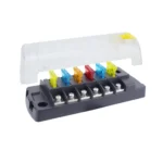 6-Way Plug-In Insulated Cover Fuse Box For Cars Yachts - Image 2