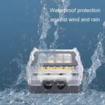 80A Car Audio Amplifier Modified Solid Brass Fuse Holder With Transparent Cover - Image 6