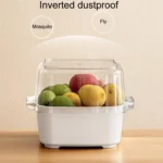 Kitchen Double Layer Drainage Basket Vegetable And Fruit Storage Rack - Image 6