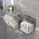 Bathroom No Punch Storage Box Restroom Wall Mounted Cotton Swab Organizer - Image 2