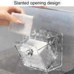 Bathroom No Punch Storage Box Restroom Wall Mounted Cotton Swab Organizer - Image 6