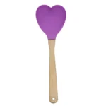 High Temperature Resistant Nonstick Heart Shaped Silicone Spatula Spoon Kitchen Baking Tools