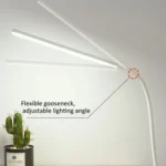 LED Table Lamp With Clamp & Flexible Gooseneck USB Reading Light Bedside Lamp - Image 4