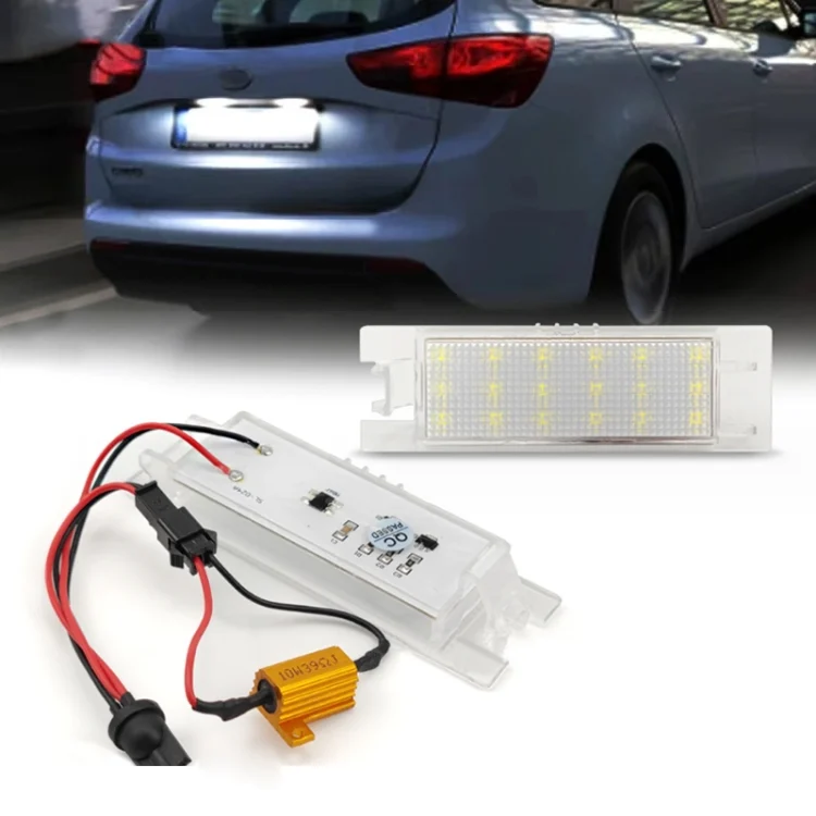 TBD06051868_B1.webp 2pcs For Opel ZafiraB / ASTRA / CORSA LED License Plate Light - Image 2