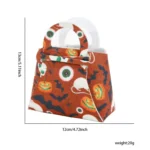 2pcs /Pack DIY Halloween Candy Bag Children Dress-Up Felt Gift Bag - Image 3
