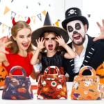 2pcs /Pack DIY Halloween Candy Bag Children Dress-Up Felt Gift Bag - Image 6