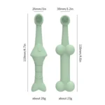 2pcs / Set Cats And Dogs Silicone Toothbrush Pet Oral Cleaning Care Tool - Image 3