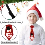 Christmas Children Cartoon Ties Holiday Party Performance Costume Props - Image 5