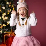 Christmas Children Cartoon Ties Holiday Party Performance Costume Props - Image 7