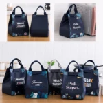 Lunch Thermal Bag Cooler Picnic Tote Food Bag Large Capacity  Insulated Storage Pack - Image 4