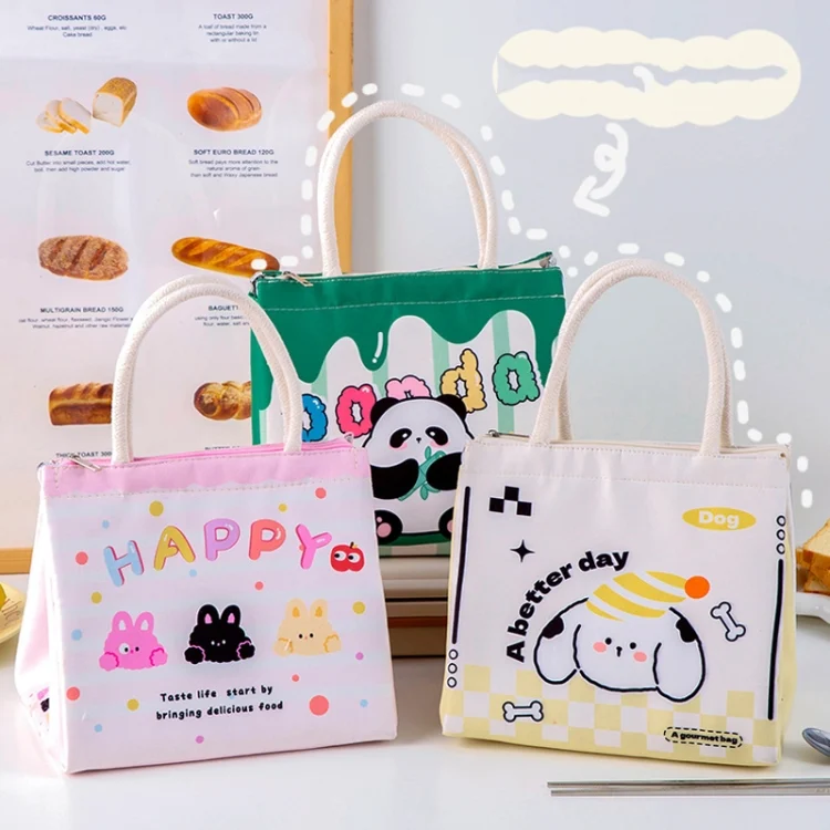 TBD06051915_B1.webp Cute Cartoon Portable Thermal Bento Bag Thickened Aluminum Film Insulation Lunch Box Storage Bag - Image 2