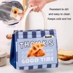 Cute Cartoon Portable Thermal Bento Bag Thickened Aluminum Film Insulation Lunch Box Storage Bag - Image 7