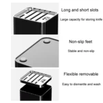 Kitchen Knife Organizer Household Cooking Knife Storage Rack - Image 4