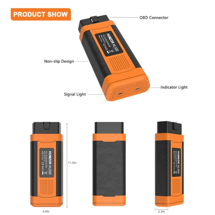 TBD06051932_1.webp HUMZOR OBD Full System Mobile Phone Bluetooth 5.2 Car Fault Detector - Image 2