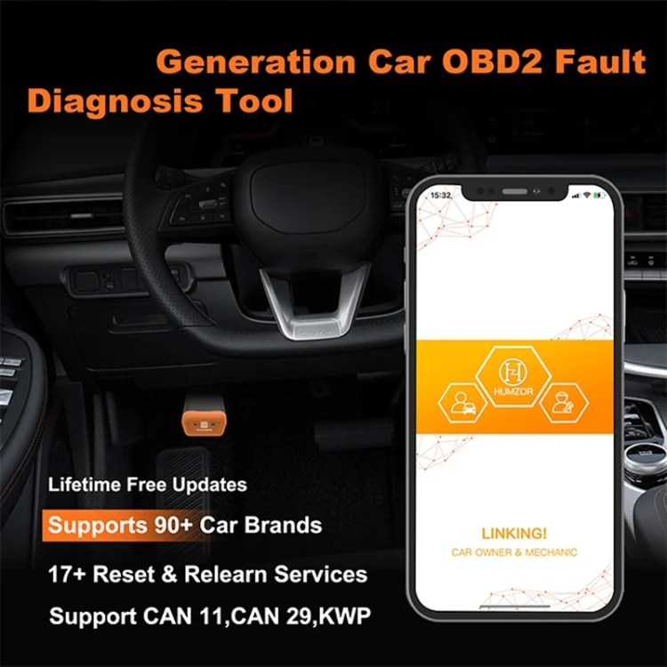 TBD06051932_2.webp HUMZOR OBD Full System Mobile Phone Bluetooth 5.2 Car Fault Detector - Image 3