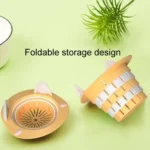 Household Kitchen Sink Residue Strainer Foldable Anti Clogging Floor Drain Filter - Image 4