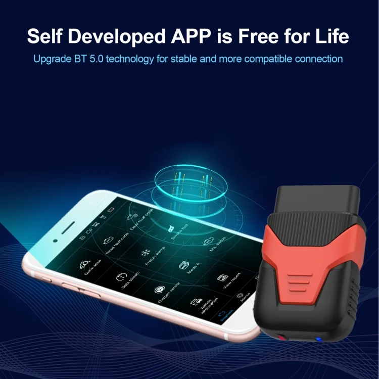 TBD06051937_5.webp HUMZOR OBD2 Bluetooth 5.2 Car Fault Diagnostic Instrument - Image 6