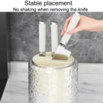 Kitchen Swivel Shelf Multifunctional Household Knife And Chopsticks Storage Rack - Image 6