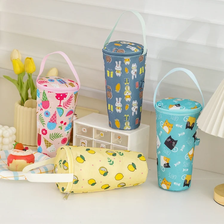 TBD06051940_B4.webp Portable Milk Tea Tote Bag Heat Preservation Eco-friendly Handbag Carrying Insulated Cup Cover - Image 5