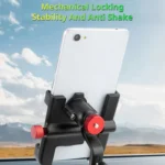Bicycle Phone Holder Universal Aluminum Alloy Electric Bike Mount - Image 3