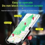 Bicycle Phone Holder Universal Aluminum Alloy Electric Bike Mount - Image 4