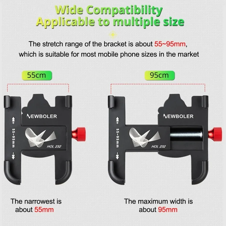 TBD06051979_B4.webp Bicycle Phone Holder Universal Aluminum Alloy Electric Bike Mount - Image 5