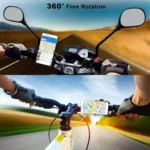 Bicycle Phone Holder Universal Aluminum Alloy Electric Bike Mount - Image 8