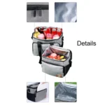 Large Capacity Waterproof Insulated Bag Outdoor Picnic Portable Bento Pack - Image 4