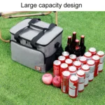 Large Capacity Waterproof Insulated Bag Outdoor Picnic Portable Bento Pack - Image 5