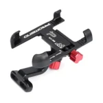PROMEND Aluminum Alloy Cell Phone Holder Adjustable Angle Rotating Motorcycle Navigation Support
