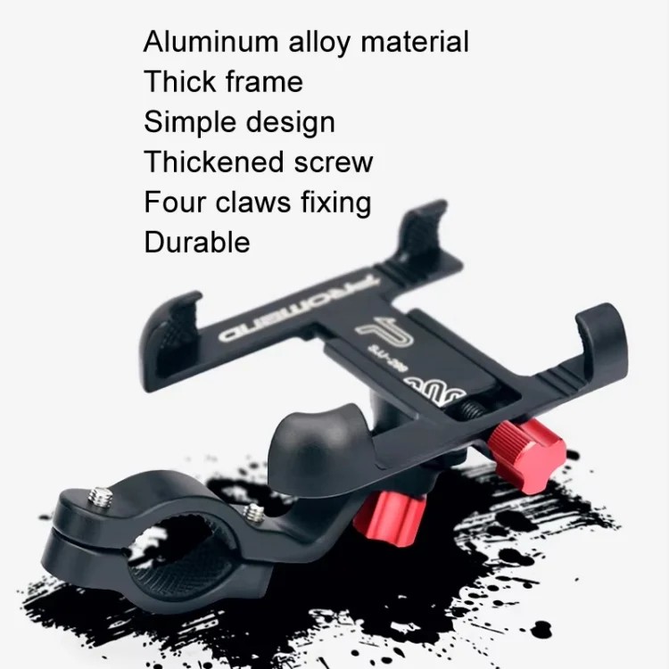 TBD06051989_B6.webp PROMEND Aluminum Alloy Cell Phone Holder Adjustable Angle Rotating Motorcycle Navigation Support - Image 7