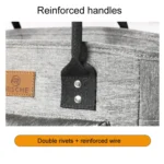 FRISCH Portable Handheld Insulated Lunch Pack Outdoor Picnic Thicked Bento Bag - Image 5