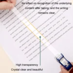 Deli Transparent Tape Student Stationery Office Correction Questions Sticky Typo Tape - Image 4