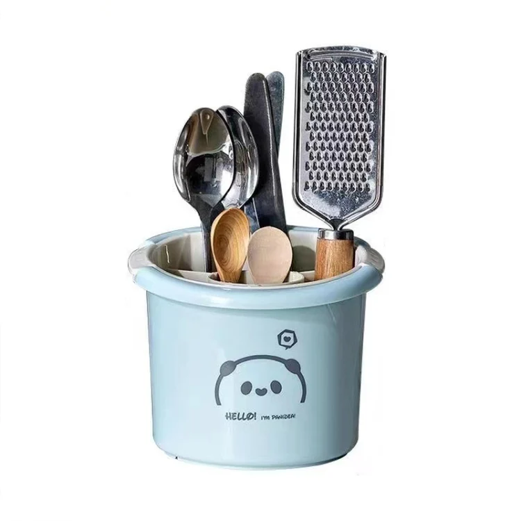 Multifunctional Household Chopsticks Spoon Storage Rack Double-layer Kitchen Drain Holder