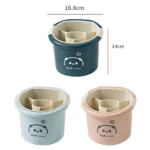 Multifunctional Household Chopsticks Spoon Storage Rack Double-layer Kitchen Drain Holder - Image 2