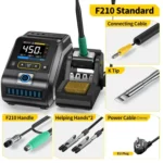 FNIRSI 200W Intelligent Constant Temperature Electric Soldering Iron Station - Image 16