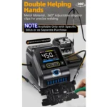 FNIRSI 200W Intelligent Constant Temperature Electric Soldering Iron Station - Image 7