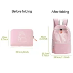 Lightweight Sports Mountaineering Bag Portable Folding Double Shoulder Backpack - Image 3