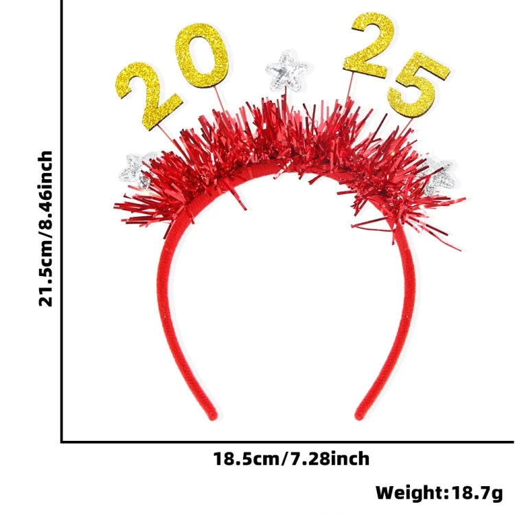 TBD0605201301A_1.webp 2025 Digital Christmas Party Decoration Headband Mall Bar New Year Eve Event Headdress - Image 7