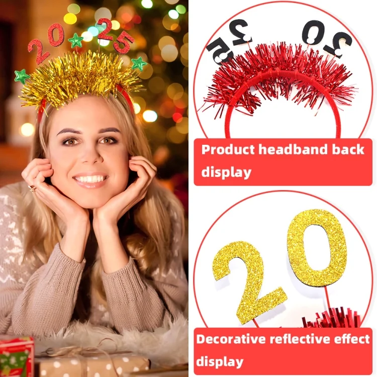 TBD06052013_B2.webp 2025 Digital Christmas Party Decoration Headband Mall Bar New Year Eve Event Headdress - Image 3