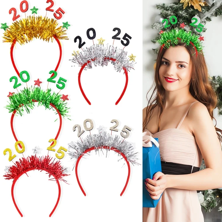 TBD06052013_B3.webp 2025 Digital Christmas Party Decoration Headband Mall Bar New Year Eve Event Headdress - Image 4