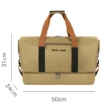 Set Trolley Short Trip Traveling Bag Wet And Dry Separation Large Capacity Storage Pack - Image 3