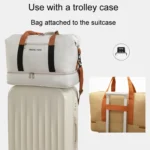 Set Trolley Short Trip Traveling Bag Wet And Dry Separation Large Capacity Storage Pack - Image 8