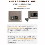 BAKU BA-898D+ T12 Solder Station Adjustable Temperature Electric Digital Soldering Iron For Phone Repair - Image 9