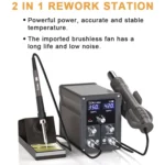 BAKU BA-898A+ 2-In-1 Soldering Station Hot Air Station Adjustable Temperature - Image 3