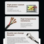 BAKU BA-898A+ 2-In-1 Soldering Station Hot Air Station Adjustable Temperature - Image 9