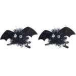 1pair Halloween Bat Hairpin Children Costume Headdress